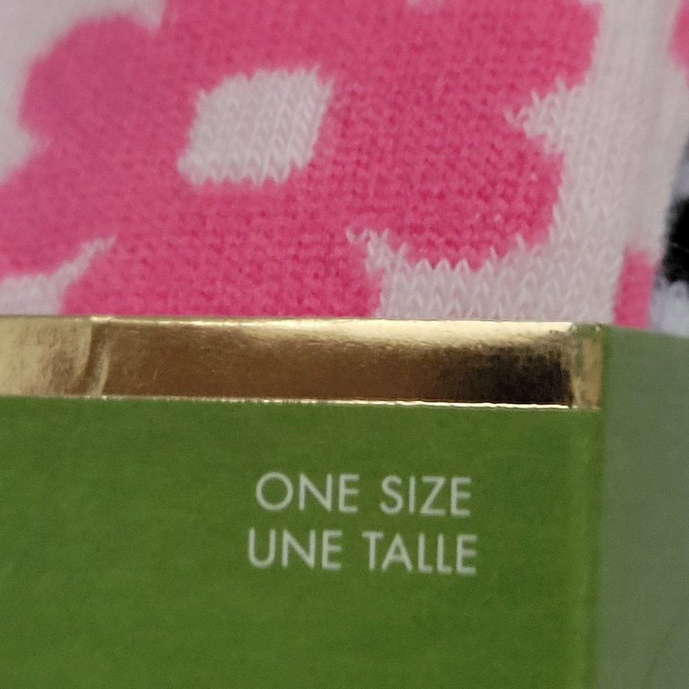 💖HP💖NWT KATE SPADE 3 Pair No Show Socks OS Trendy Pink Designer New York Funky - Picture 12 of 13